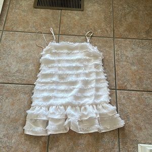 Princess Polly white dress size 8. Worn once